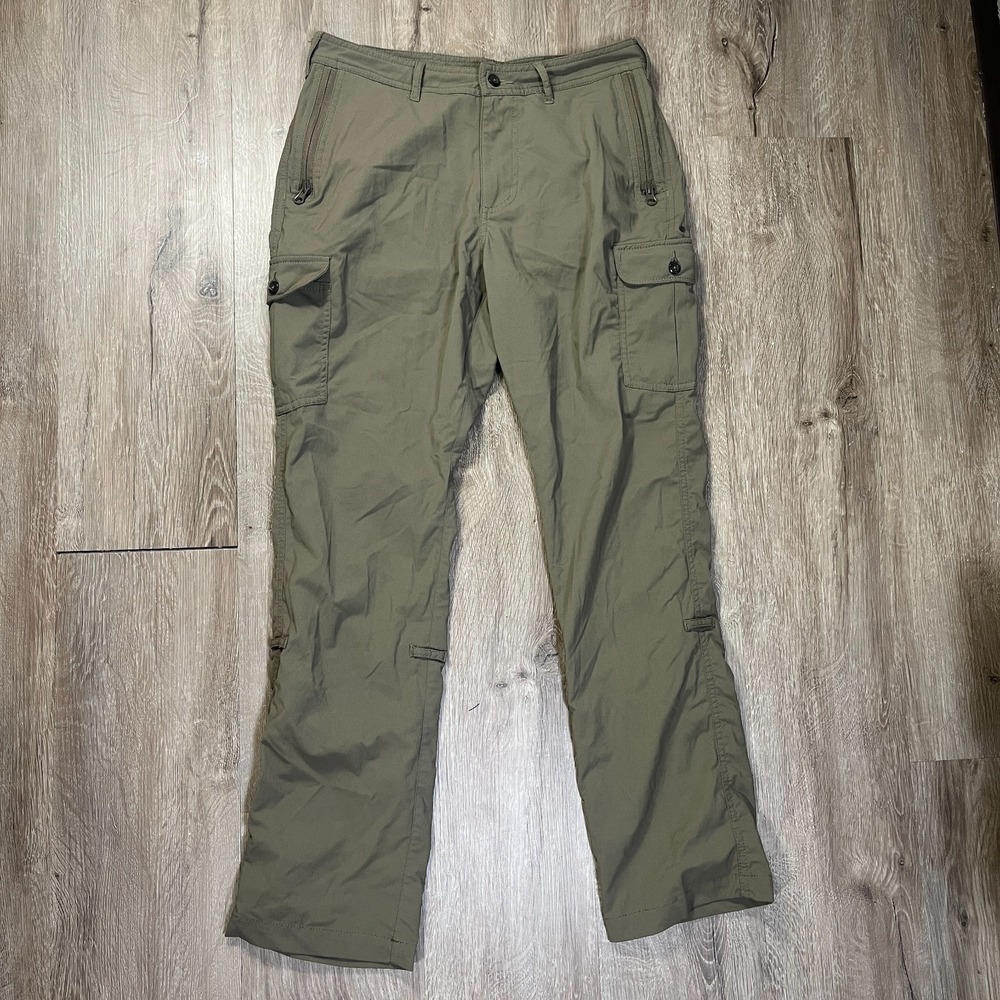 Clothing Arts P^cubed Cargo Pant 4P Pick Pocket Proof Utility Hiking Green - Picture 1 of 7